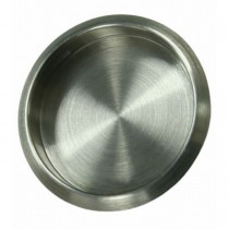 Ives 221B 2-1/8" Round Flush Pull - Satin Chrome