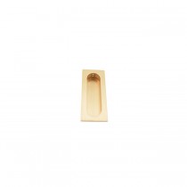 Ives 222B Rectangular Flush Pull - Satin Bronze