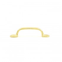Ives 25A Screen Door Pull - Bright Brass