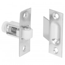 Ives 336B Adjustable Roller Catch with T Strike - Bright Chrome
