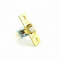 Ives 336B Adjustable Roller Catch with T Strike - Bright Brass
