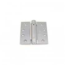 Ives 3SP14 4" x 4" Standard Weight Spring Hinge - Satin Chrome