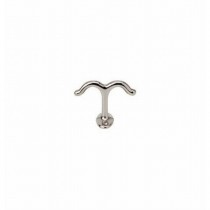Ives 580A Ceiling Hook - Bright Nickel