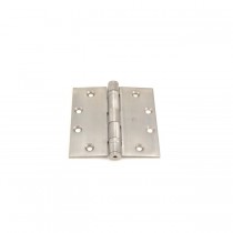 Ives 5BB1412 4-1/2" x 4-1/2" Five Knuckle Ball Bearing Standard Weight Hinge - Satin Stainless Steel