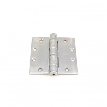 Ives 5BB1HW412 4-1/2" x 4-1/2" Five Knuckle Ball Bearing Heavy Weight Hinge - Satin Stainless Steel