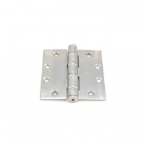 Ives 5BB1HW412 4-1/2" x 4-1/2" Five Knuckle Ball Bearing Heavy Weight Hinge - Satin Chrome