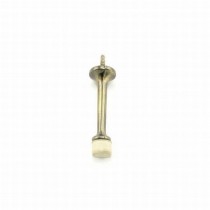 Ives 61A 3-3/16" Solid Door Stop - Antique Brass