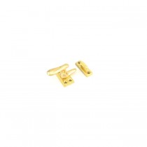 Ives 66A Casement Fastener with Multiple Strikes - Bright Brass