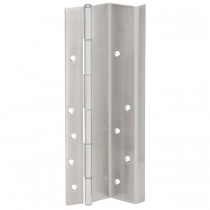 Ives 711 120" Swing Clear Flush Mount Continuous Hinge - Satin Stainless Steel
