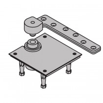 Ives 7227BTM 3/4" Offset Cement Case Bottom Pivot 700 Pound - Satin Chrome