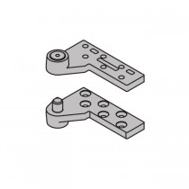 Ives 7237FTOP 3/4" Offset Heavy Duty Fire Rated Cement Case Top Pivot 1750 Pound - Satin Stainless Steel