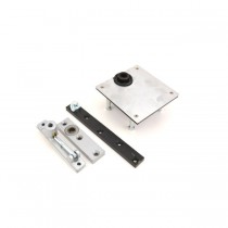 Ives 7256 1-1/2" Center Hung Cement Case Pivot Set 600 Pounds - Satin Chrome