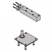 Ives 7259BTM 1-1/2" Center Hung Cement Case Bottom Pivot 1000 Pounds - Satin Bronze