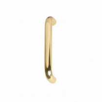 Ives 8103EZ2 12" Straight Door Pull, 1" Round and 2-1/2" Clearance - Bright Brass