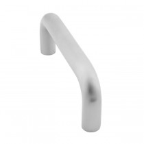 Ives 8103EZHD0 10" Straight Door Pull, 1" Round and 2-1/2" Clearance - Satin Stainless Steel