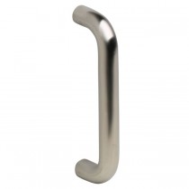 Ives 8103HD8 8" Straight Door Pull, 1" Round and 1-1/2" Clearance - Bright Stainless Steel