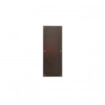 Ives 8200 6" x 16" Push Plate - Bright Brass