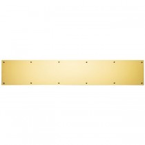Ives 8400628 6" x 28" Kick Plate - Satin Brass