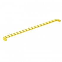 Ives 9100HD33 33" Push Bar, 1" Round and 2-1/2" Projection - Bright Brass