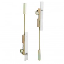 Ives FB31P Pair of Automatic Flush Bolts for Metal Doors - Satin Stainless Steel
