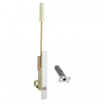 Ives FB33 Top Automatic Flush Bolt for Metal Doors with Auxiliary Fire Latch - Satin Stainless Steel
