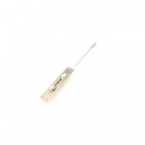 Ives FB45712 12" Manual Flush Bolt for Metal Door - Satin Nickel