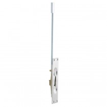 Ives FB45712 12" Manual Flush Bolt for Metal Door - Satin Chrome