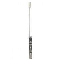Ives FB45812 12" Manual Flush Bolt for Metal Door with 1" Width - Satin Chrome
