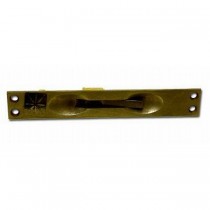 Ives FB45812 12" Manual Flush Bolt for Metal Door with 1" Width - Satin Brass