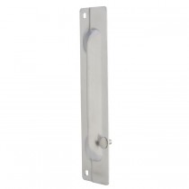Ives LG13 7" x 1-1/2" Lock Guard - Satin Stainless Steel