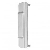 Ives LG14 9-1/2" x 2-9/16" Lock Guard - Satin Stainless Steel