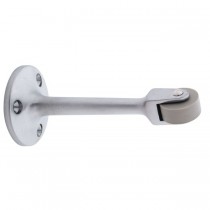 Ives RB471 4-1/2" Strait Roller Bumper - Satin Chrome