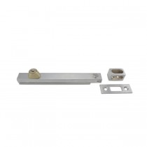 Ives SB1630TBL Locking 8" Steel Bottom Bolt with Universal and Mortise Strikes - Satin Chrome