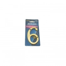 Ives SC23066605 Carded Classic House Number 6 - Bright Brass