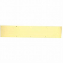 Ives SC8400PA38 Carded 8" x 34" Kick Plate - Bright Brass