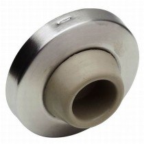 Ives WS406407CC 2-1/2" Concave Wall Bumper - Satin Nickel