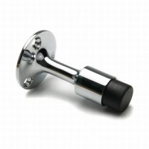 Ives WS447 Solid Wall Stop with Drywall Mounting - Bright Chrome