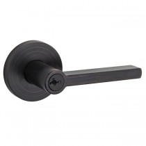 Kwikset 156HFLRDT Halifax Round Entry Door Lock SmartKey