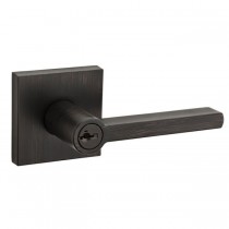 Kwikset 156HFLSQT Halifax Square Entry Door Lock SmartKey