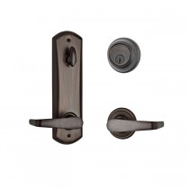 Kwikset 508KNL-S Light Commercial Kingston Interconnected Passage Door Lock SmartKey