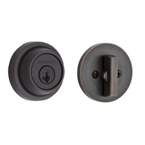 Kwikset 660CRR-SV1 Single Cylinder Contemporary Round Deadbolt with SmartKey