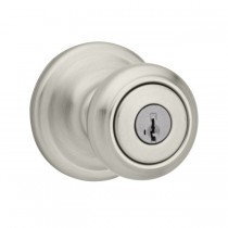 Kwikset 741CN-SBB Cameron Entry with Free Interior SmartKey in Brown Box
