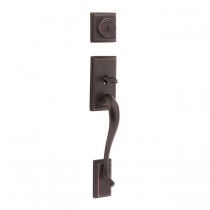 Kwikset 801HELIP Hawthorne Double Cylinder Exterior Handleset