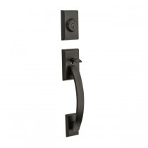 Kwikset 801TVHLIP Tavaris Double Cylinder Exterior Handleset SmartKey