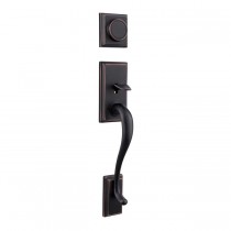 Kwikset 802HELIP Hawthorne Dummy Exterior Handleset