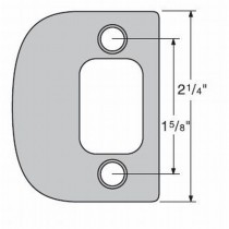 Kwikset 84638 Square Corner Deadbolt Full Lip Strike