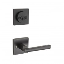 Kwikset 967MRLSQT-S Montreal Square Interior Double Cylinder Handleset Trim SmartKey