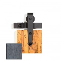 Leatherneck 0117-2753 Arrowhead 401-Q Hanger with Quiet Wheel for Flat Track - Clear Coated