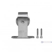 Leatherneck 0119-5069 Top Mount 407R-Q Hanger with Quiet Wheel for Flat Track Brushed Stainless Steel