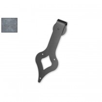 Leatherneck 0120-2502 Wide Teardrop 411-Q Hanger with Quiet Wheel for Flat Track Unfinished